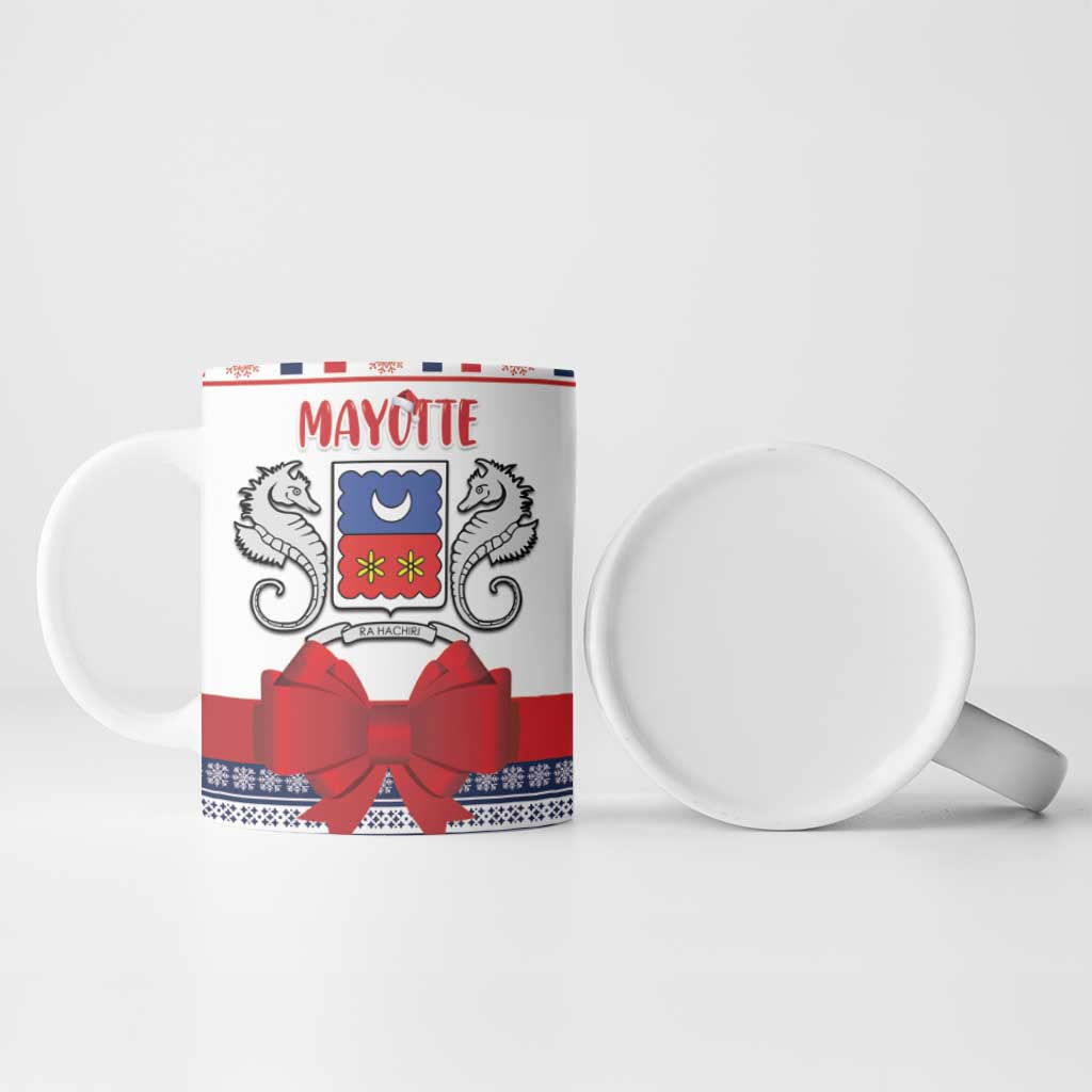 Personalized Mayotte Christmas Ceramic Mug Joyeux Noel