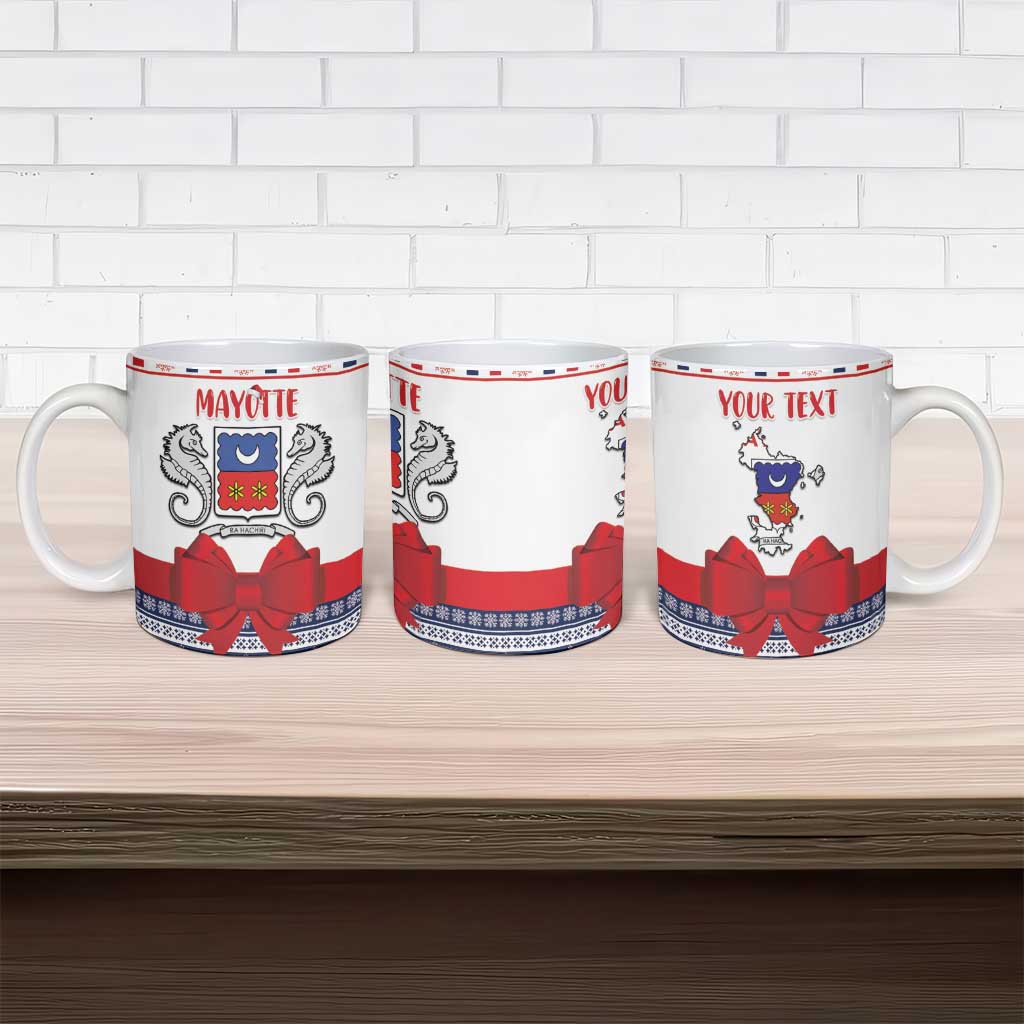 Personalized Mayotte Christmas Ceramic Mug Joyeux Noel