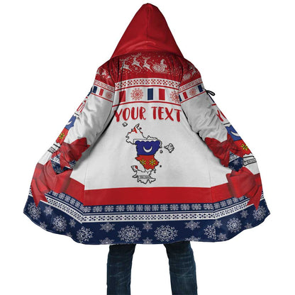 Personalized Mayotte Christmas Cloak Joyeux Noel