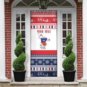 Personalized Mayotte Christmas Door Cover Joyeux Noel