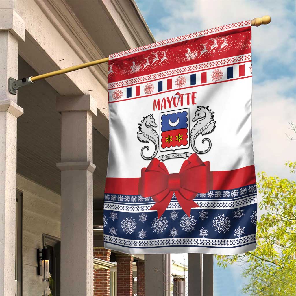 Afro Christmas in Mayotte Garden Flag Joyeux Noel - African Pride