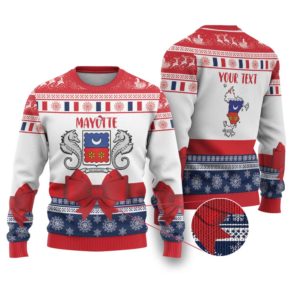 Afro Christmas in Mayotte Personalized Ugly Christmas Sweater Joyeux Noel - African Pride