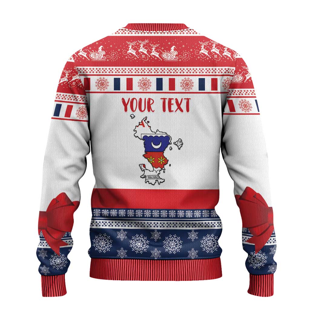 Afro Christmas in Mayotte Personalized Ugly Christmas Sweater Joyeux Noel - African Pride