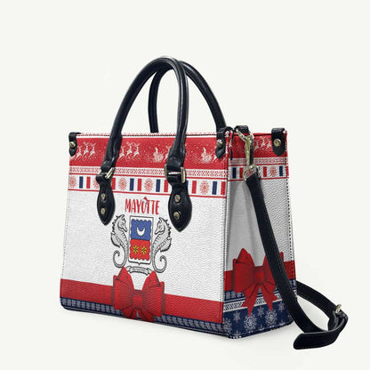 Mayotte Christmas Leather Bag Joyeux Noel