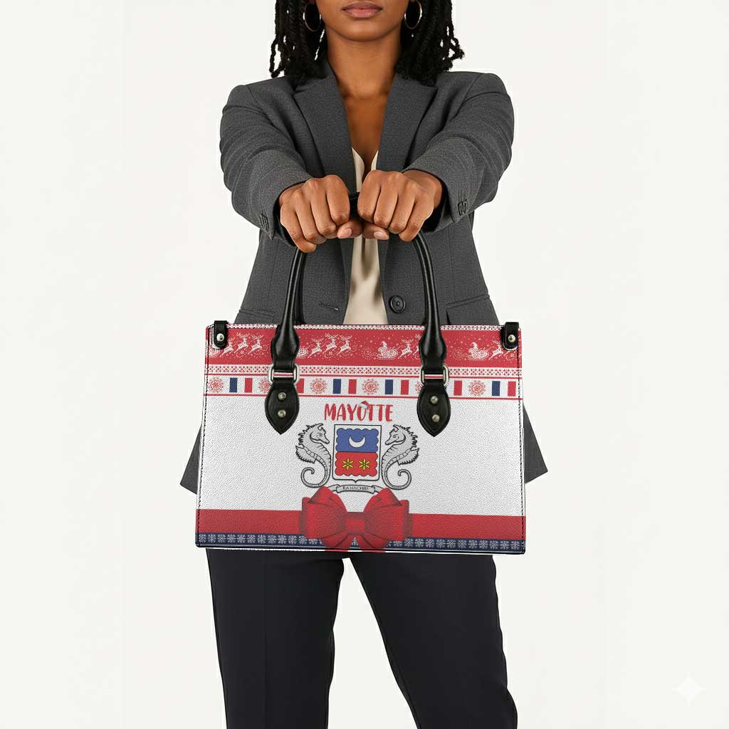 Mayotte Christmas Leather Bag Joyeux Noel