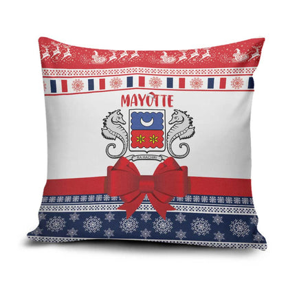 Mayotte Christmas Pillow Cover Joyeux Noel