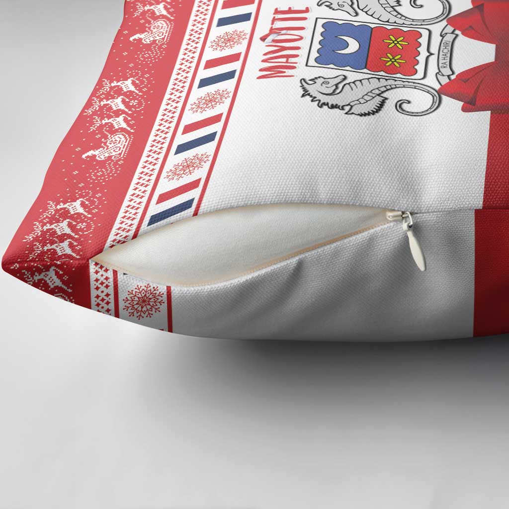 Mayotte Christmas Pillow Cover Joyeux Noel