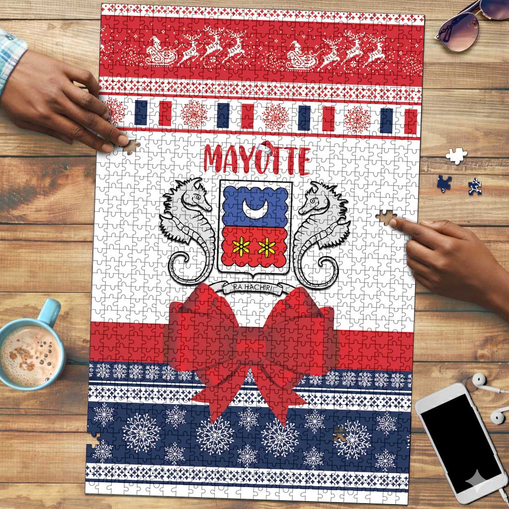 Mayotte Christmas Puzzle Joyeux Noel