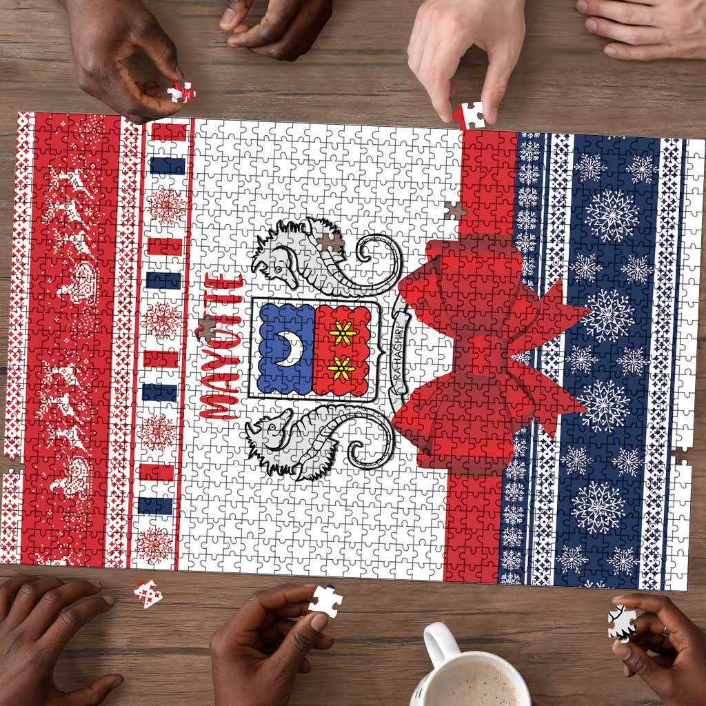 Mayotte Christmas Puzzle Joyeux Noel