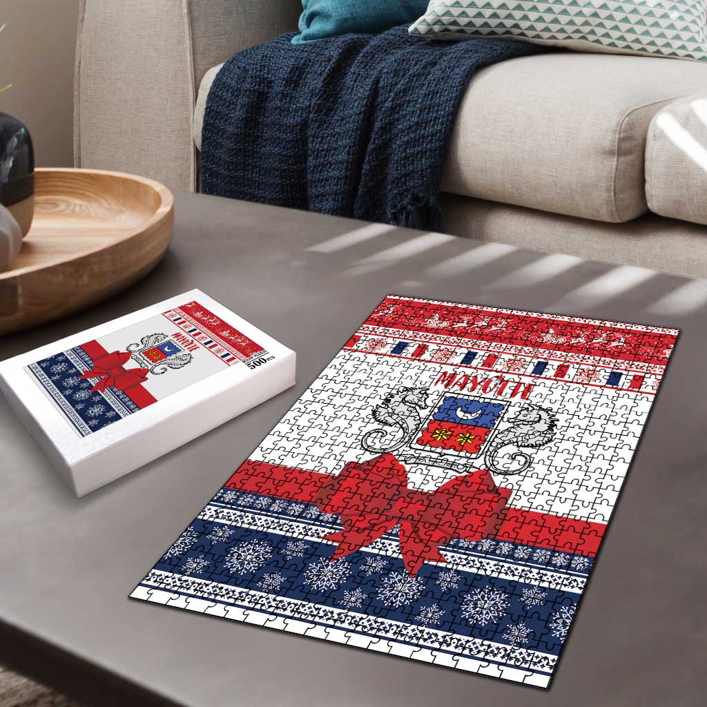 Mayotte Christmas Puzzle Joyeux Noel
