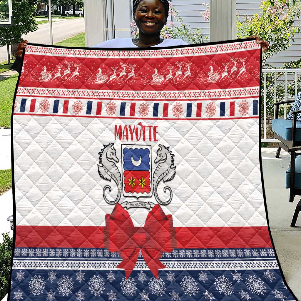 Afro Christmas in Mayotte Quilt Joyeux Noel - African Pride