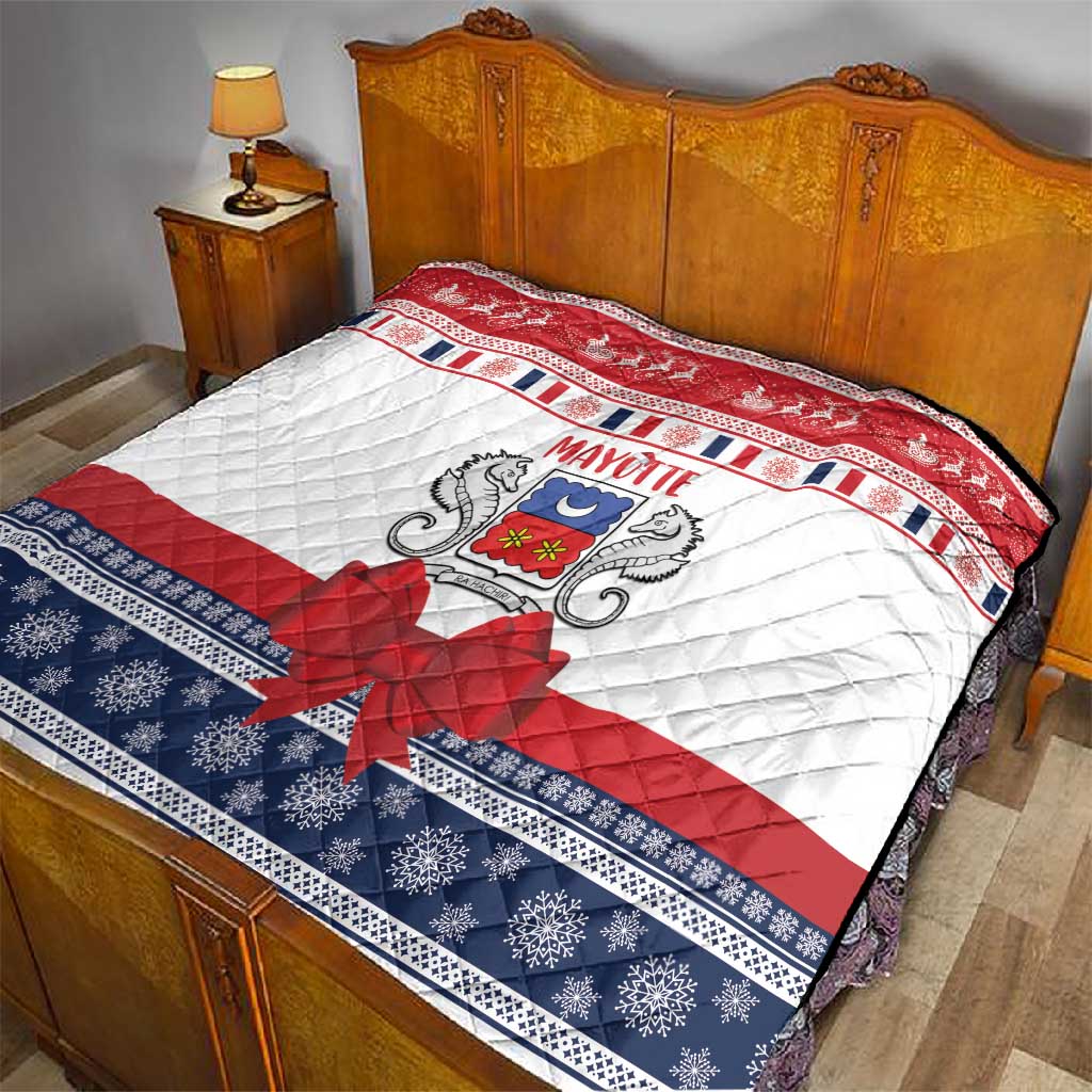 Afro Christmas in Mayotte Quilt Joyeux Noel - African Pride