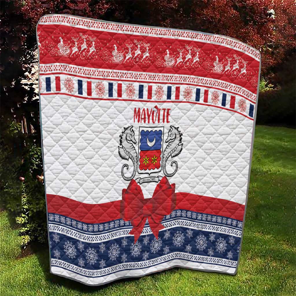 Afro Christmas in Mayotte Quilt Joyeux Noel - African Pride