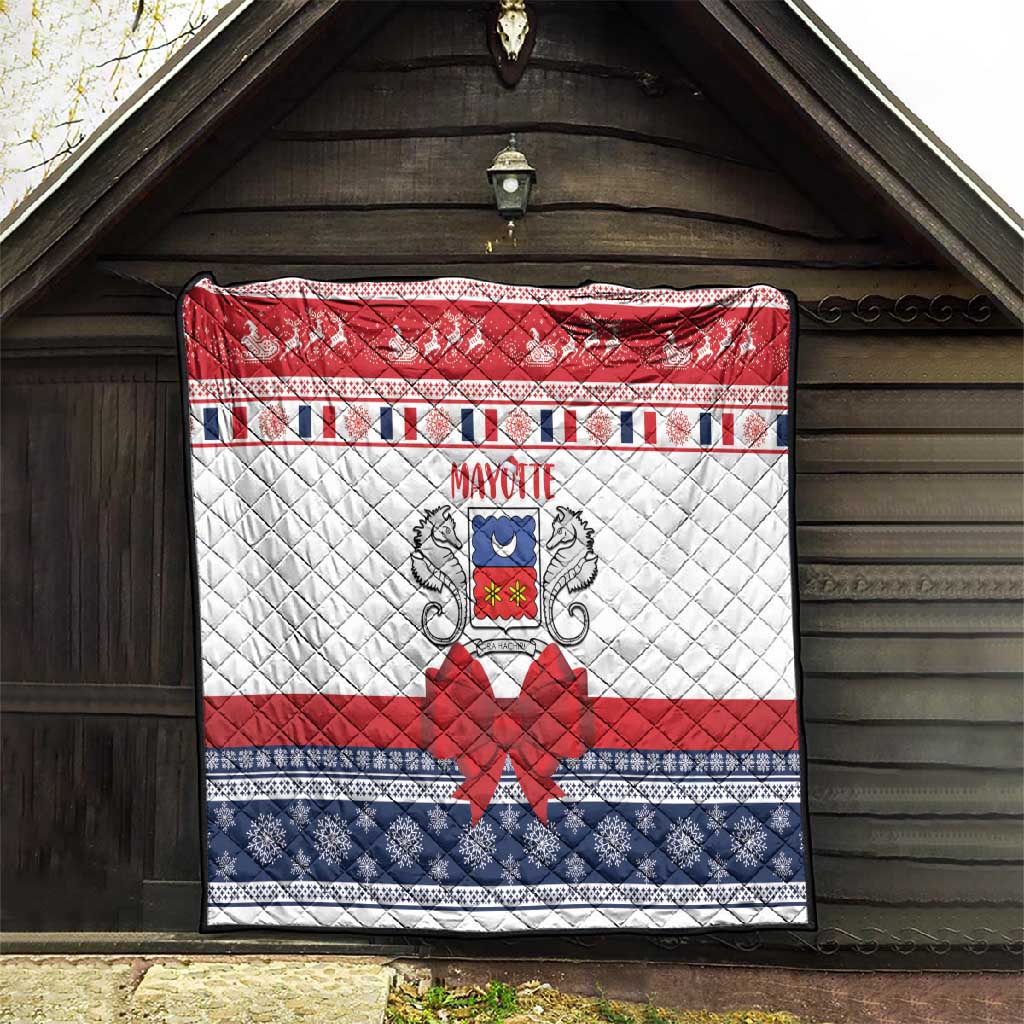 Afro Christmas in Mayotte Quilt Joyeux Noel - African Pride