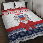 Afro Christmas in Mayotte Quilt Bed Set Joyeux Noel - African Pride