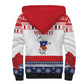 Afro Christmas in Mayotte Personalized Sherpa Hoodie Joyeux Noel - African Pride