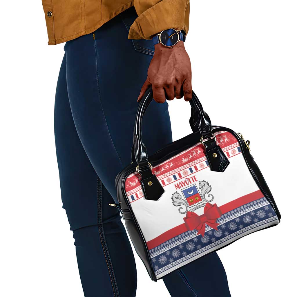Afro Christmas in Mayotte Shoulder Handbag Joyeux Noel - African Pride