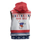 Afro Christmas in Mayotte Personalized Sleeveless Zip Hoodie Joyeux Noel - African Pride