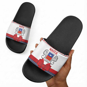 Mayotte Christmas Slide Sandals Joyeux Noel