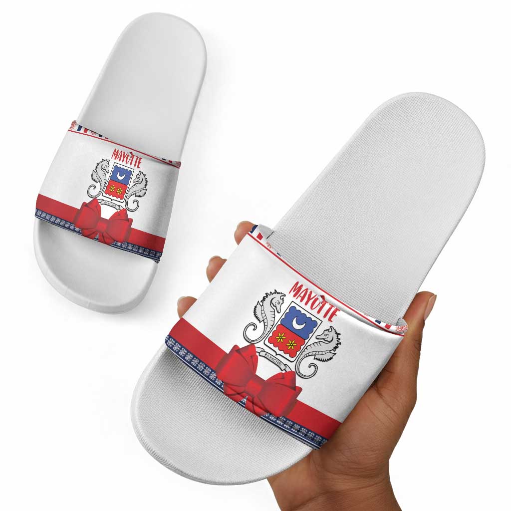Mayotte Christmas Slide Sandals Joyeux Noel