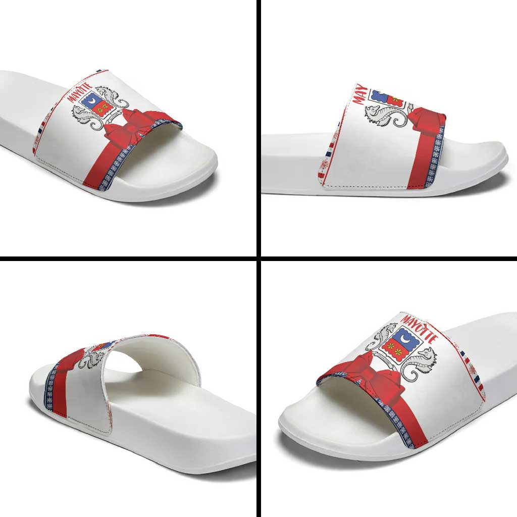 Mayotte Christmas Slide Sandals Joyeux Noel