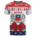 Afro Christmas in Mayotte Personalized T shirt Joyeux Noel - African Pride