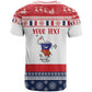 Afro Christmas in Mayotte Personalized T shirt Joyeux Noel - African Pride