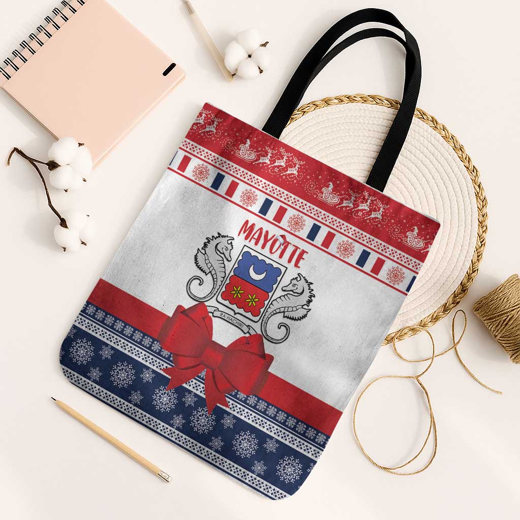 Mayotte Christmas Tote Bag Joyeux Noel