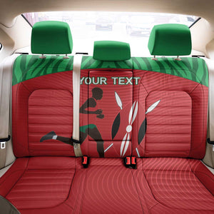 Custom Afro Athletics Kenya Back Car Seat Cover Kenyan Runner - Maasai Shield