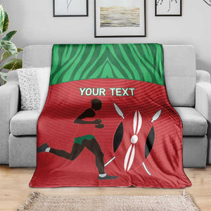 Custom Afro Athletics Kenya Blanket Kenyan Runner - Maasai Shield