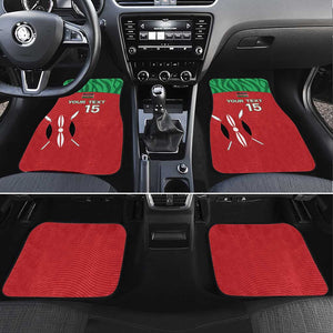 Custom Afro Athletics Kenya Car Mats Kenyan Runner - Maasai Shield