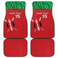 Custom Afro Athletics Kenya Car Mats Kenyan Runner - Maasai Shield