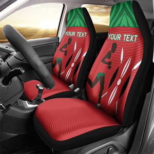 Custom Afro Athletics Kenya Car Seat Cover Kenyan Runner - Maasai Shield