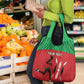 Custom Afro Athletics Kenya Grocery Bag Kenyan Runner - Maasai Shield
