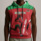 Custom Afro Athletics Kenya Sleeveless Hoodie Kenyan Runner - Maasai Shield - African Pride