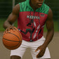 Custom Afro Athletics Kenya Sleeveless Zip Hoodie Kenyan Runner - Maasai Shield - African Pride