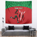 Custom Afro Athletics Kenya Tapestry Kenyan Runner - Maasai Shield