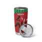 Custom Afro Athletics Kenya Tumbler Cup Kenyan Runner - Maasai Shield