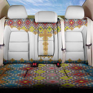 Happy Ethiopian Timkat Back Car Seat Cover Cross Mix Tilet Pattern