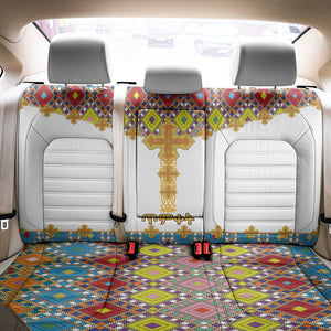 Happy Ethiopian Timkat Back Car Seat Cover Cross Mix Tilet Pattern