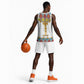 Happy Ethiopian Timkat Basketball Jersey Cross Mix Tilet Pattern LT15