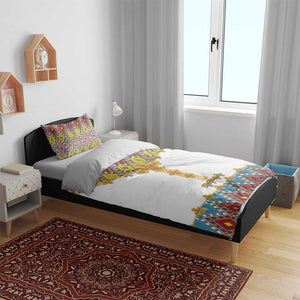 Happy Ethiopian Timkat Bedding Set Cross Mix Tilet Pattern