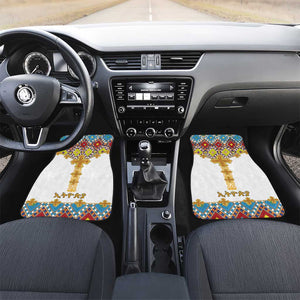 Happy Ethiopian Timkat Car Mats Cross Mix Tilet Pattern