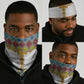 Happy Ethiopian Timkat Neck Gaiter Cross Mix Tilet Pattern LT15