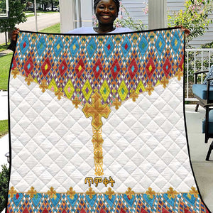 Happy Ethiopian Timkat Quilt Cross Mix Tilet Pattern