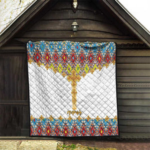 Happy Ethiopian Timkat Quilt Cross Mix Tilet Pattern