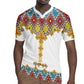 Happy Ethiopian Timkat Rugby Jersey Cross Mix Tilet Pattern
