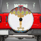 Happy Ethiopian Timkat Spare Tire Cover Cross Mix Tilet Pattern