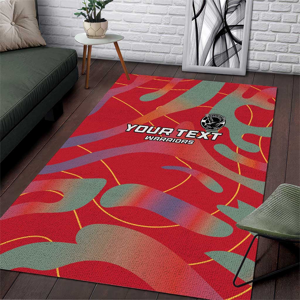 Afro Namibia Football Custom Area Rug Go Namibia Warriors - Sporty Style