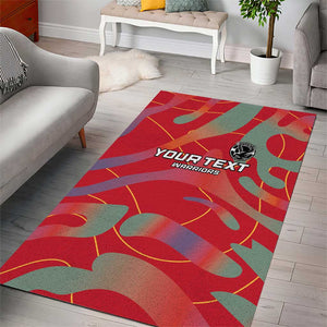 Afro Namibia Football Custom Area Rug Go Namibia Warriors - Sporty Style